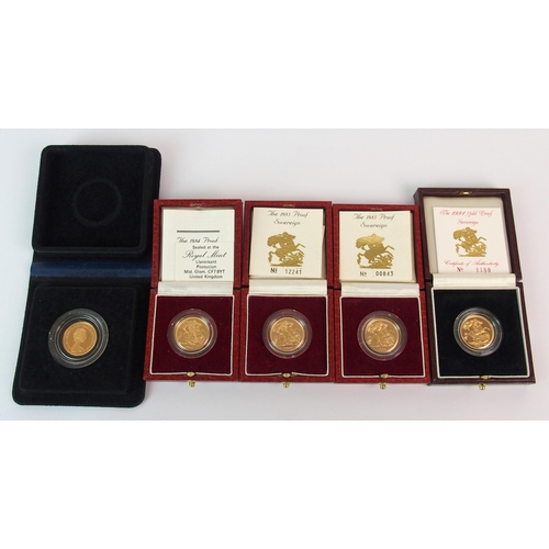 216 - Great Britain gold proof sovereigns