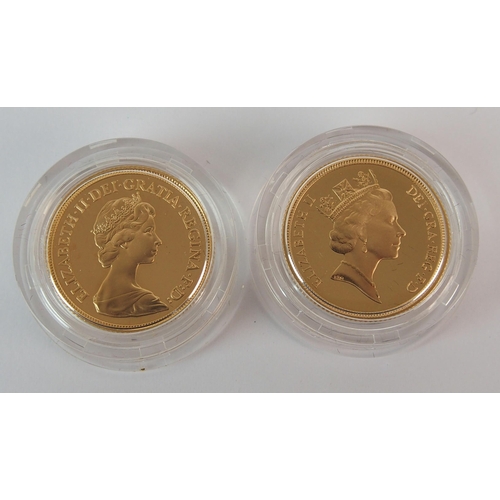 216 - Great Britain gold proof sovereigns