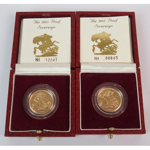 216 - Great Britain gold proof sovereigns