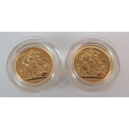 216 - Great Britain gold proof sovereigns