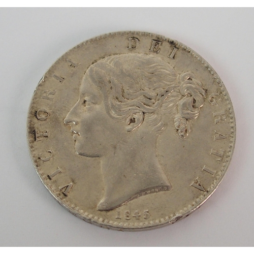 223 - 1845 Queen Victoria Crown