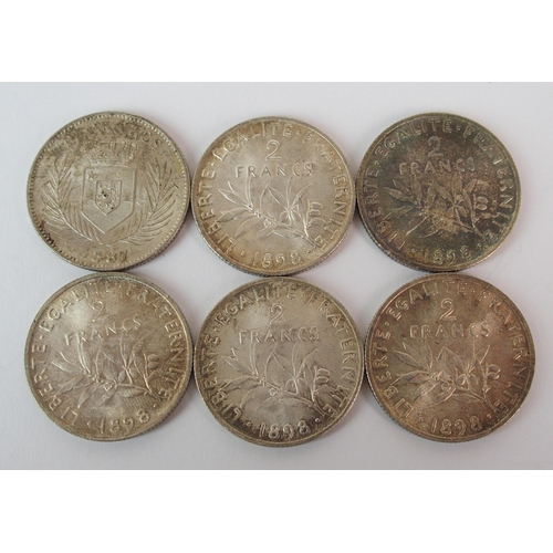 233 - Mixed lot of European 19th Century coinage  mostly uncirculated condition