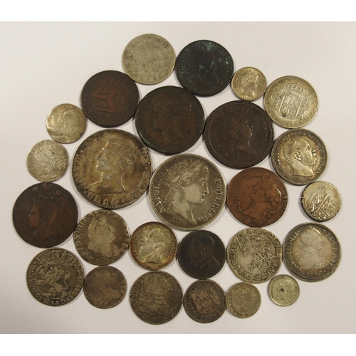 236 - A selection of foreign coins