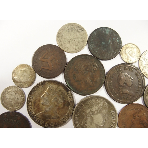 236 - A selection of foreign coins