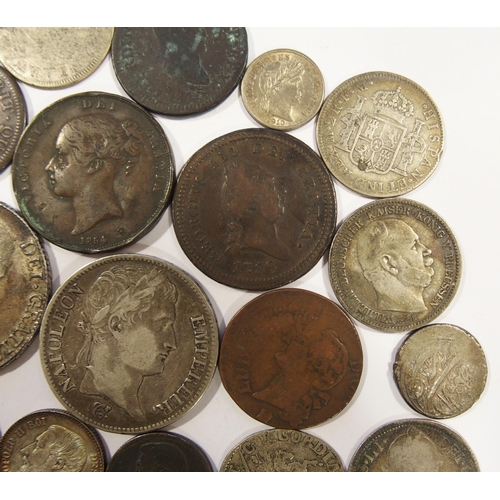 236 - A selection of foreign coins