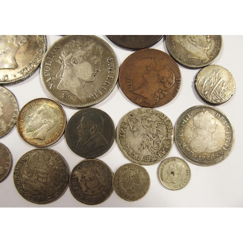 236 - A selection of foreign coins