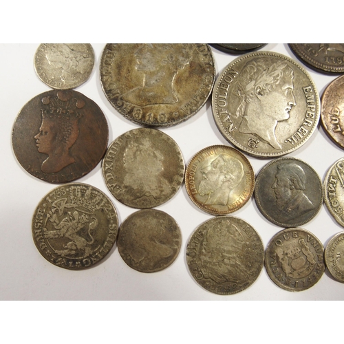 236 - A selection of foreign coins