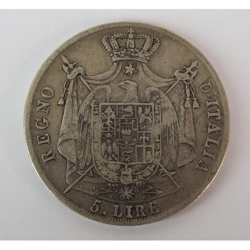 237 - Italian States Naples 1859 silver 120 grana