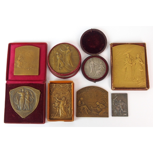 241 - Collection of exposition medallions and plaques