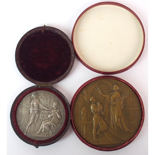 241 - Collection of exposition medallions and plaques