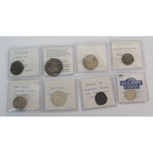 245 - A collection of Greek  Roman and Ancient Britain  European and modern Britain coins