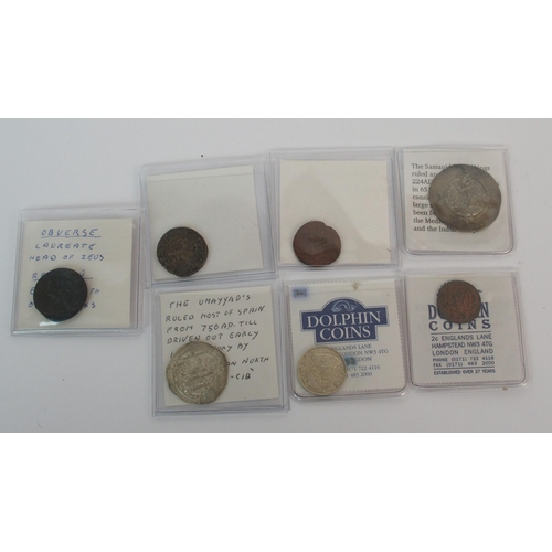 245 - A collection of Greek  Roman and Ancient Britain  European and modern Britain coins