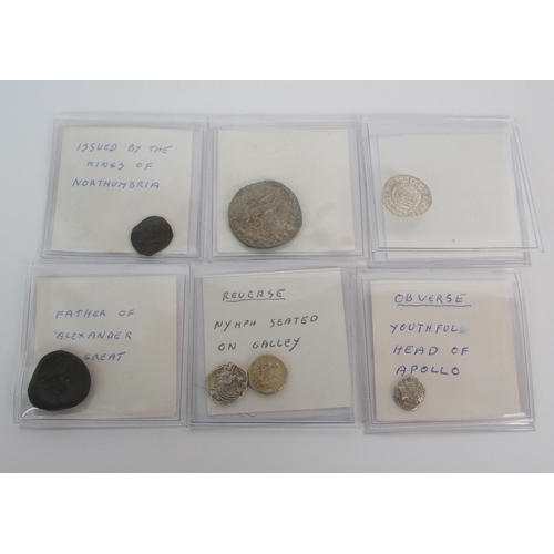 245 - A collection of Greek  Roman and Ancient Britain  European and modern Britain coins