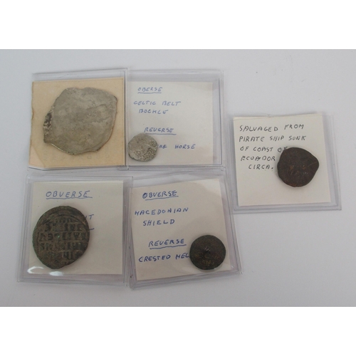 245 - A collection of Greek  Roman and Ancient Britain  European and modern Britain coins