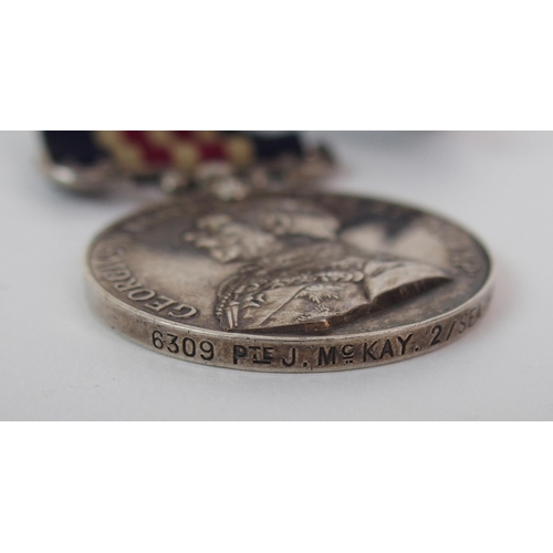 254 - A WWI military medal group of four