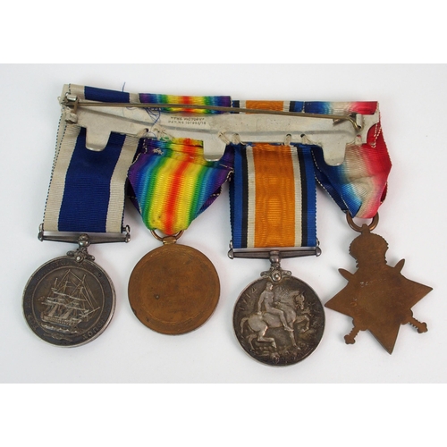 255 - A WWI Naval Group of four