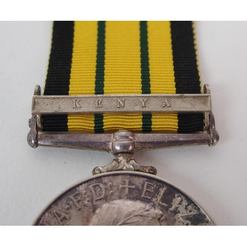 256 - A Queen Elizabeth II Africa General Service Medal