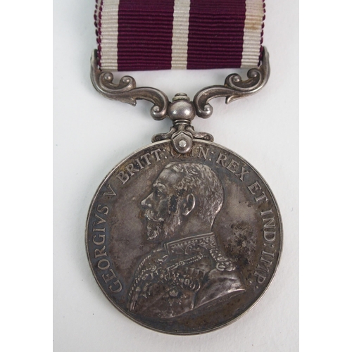 272 - A George V War medal and Meritorious Service medal