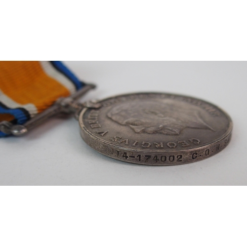 272 - A George V War medal and Meritorious Service medal