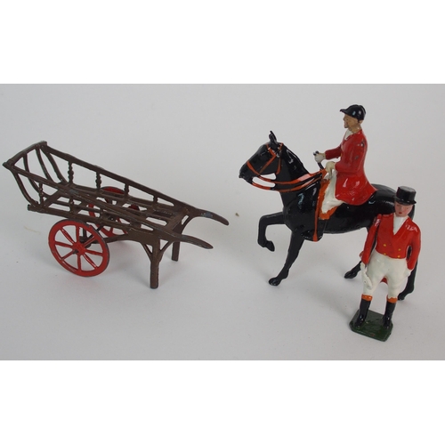 285 - A collection of Britain's painted lead farm figures