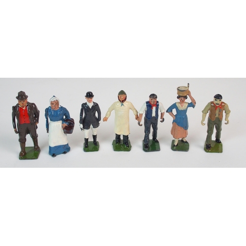 285 - A collection of Britain's painted lead farm figures