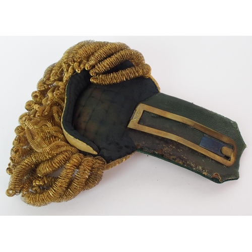 293 - A pair of gilded epaulettes