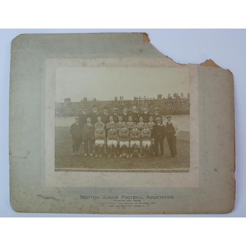 319 - Three sepia toned football photographs