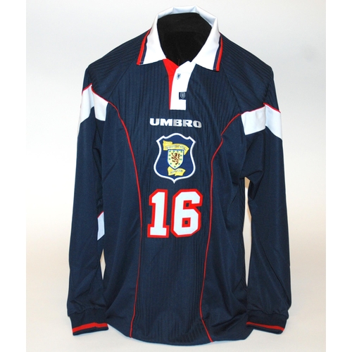 331 - A blue Scotland International shirt