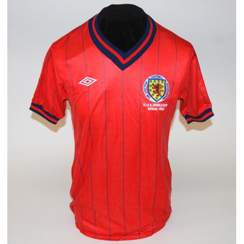 332 - A red Scotland International short-sleeved shirt