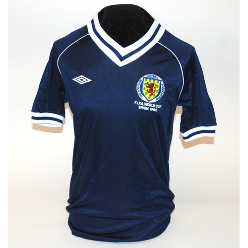 333 - A blue Scotland International short-sleeved shirt