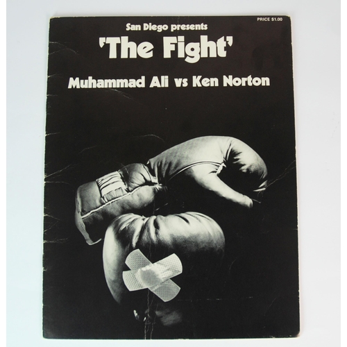 351 - A Muhammad Ali v. Ken Norton fight programme  31/3/73