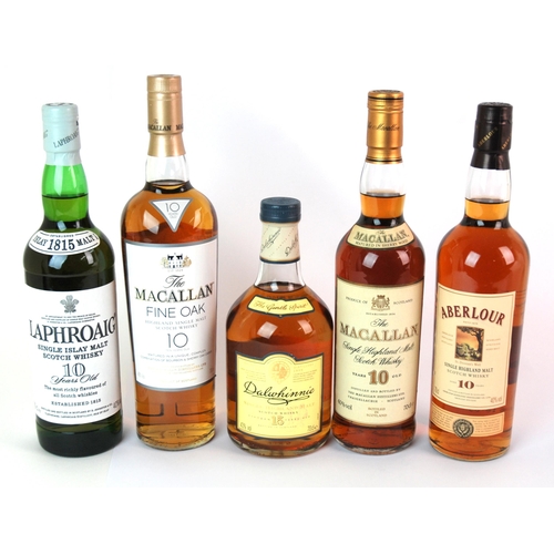 386 - Five bottles of Malt Whisky