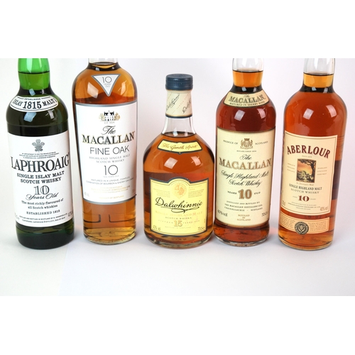 386 - Five bottles of Malt Whisky