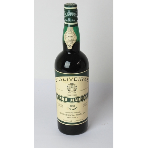 386A - A bottle of D'Oliveiras Vinho Maderia  1957