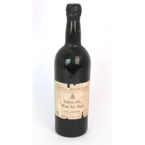 387 - A bottle of Solera 1815 Waterloo Bual Madeira