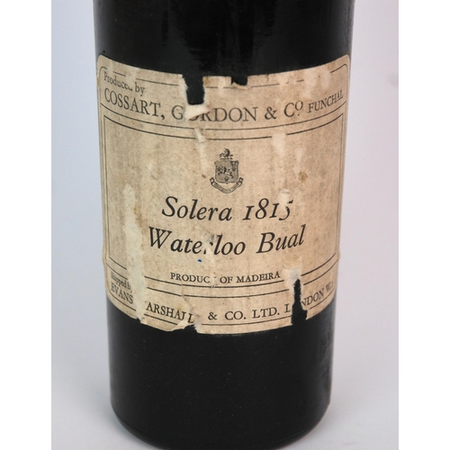 387 - A bottle of Solera 1815 Waterloo Bual Madeira