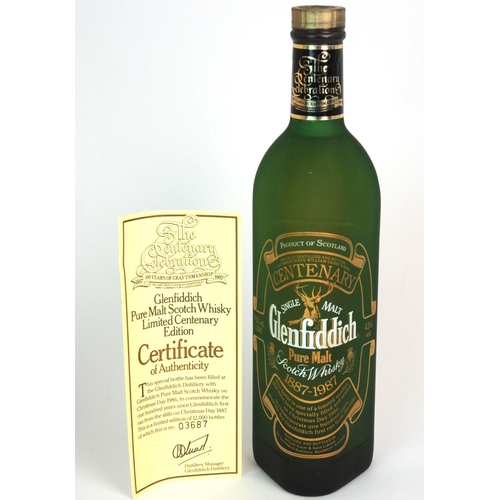 390 - Glenfiddich Centenary  single Speyside Malt Whisky