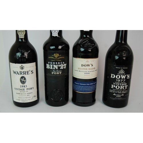 394 - Four various bottles of Port