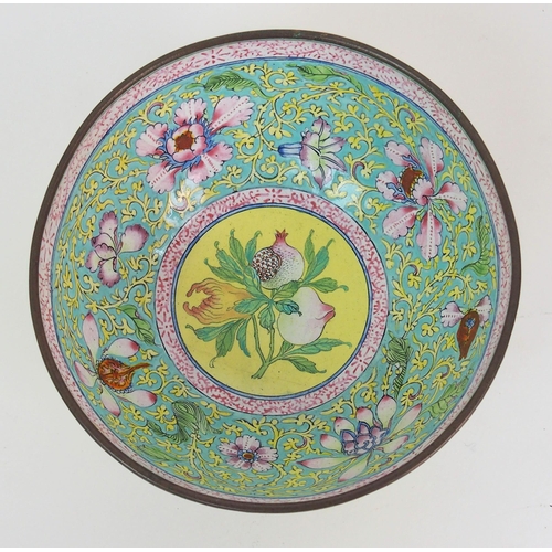 4 - A group of Cantonese enamel objects