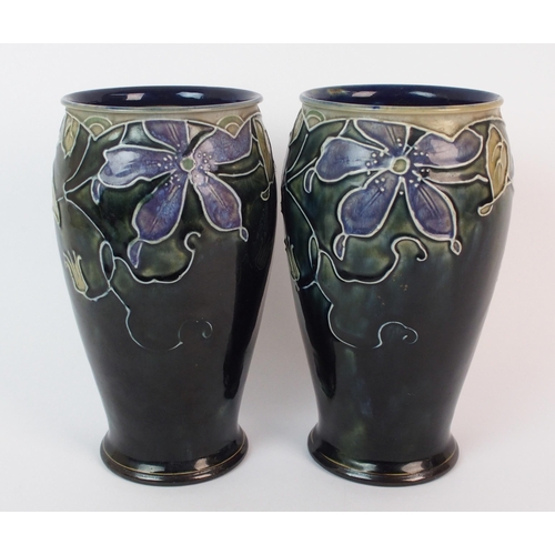 419 - A pair of Royal Doulton stoneware vases