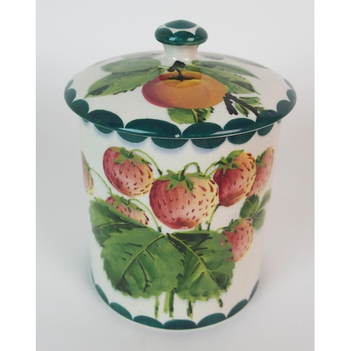 450 - A Wemyss Ware preserve jar