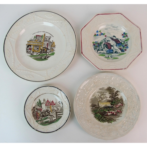 457 - A colletion of British early and mid-19th Century childrens plates