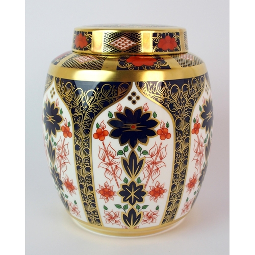 459 - A Royal Crown Derby Old Imari patter ginger jar and lid