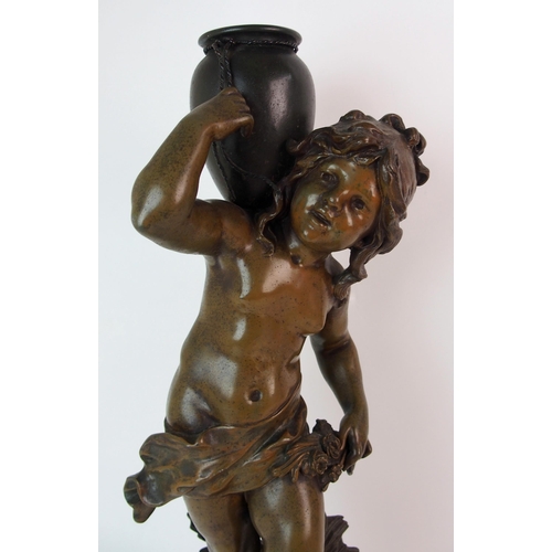 462 - A French spelter model 'La Prairie'