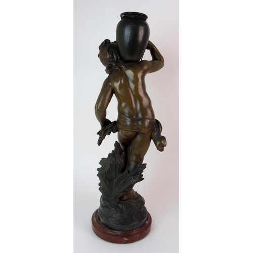 462 - A French spelter model 'La Prairie'