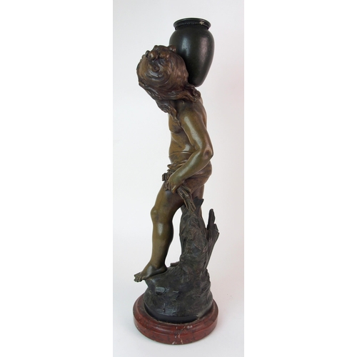 462 - A French spelter model 'La Prairie'