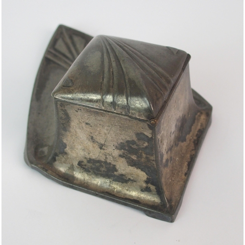 472 - A W.M.F. electroplated inkwell