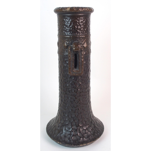 473 - A Belgian pottery vase