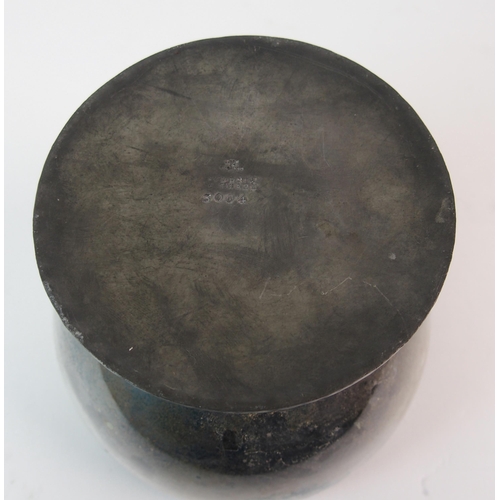 474 - A Tudric pewter and glass encased bowl