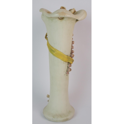 477 - A Karl Klimt design tall porcelain vase